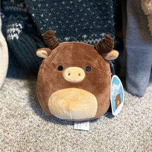 Squishmallows Kellytoy Plush Wilderness Animal Maurice the Brown Moose 5" NWT